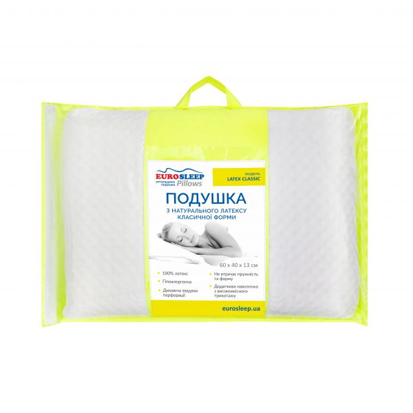Подушка Eurosleep "LATEX CLASSIC" Подушка Eurosleep "LATEX CLASSIC"