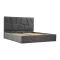 Ліжко Richman Мега 160 х 200 Комфорт Болзано Дарк Грей