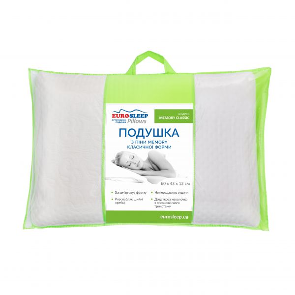 Подушка Eurosleep "MEMORY CLASSIC" Подушка Eurosleep "MEMORY CLASSIC"