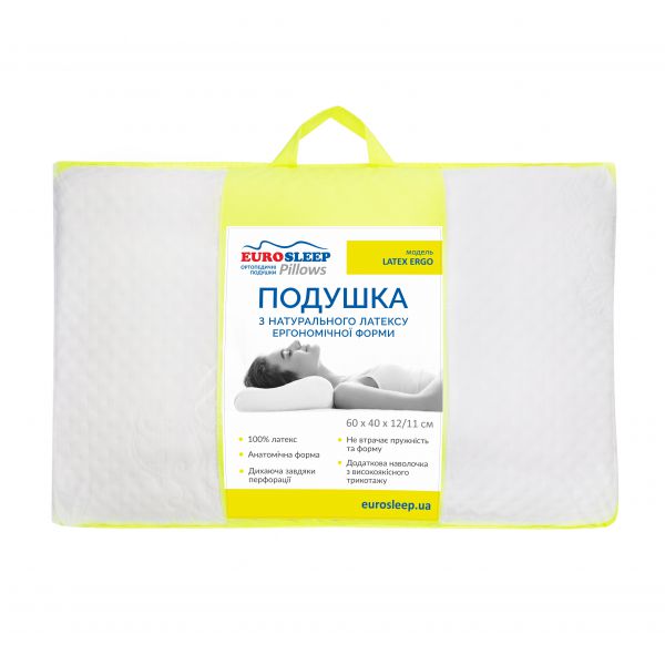 Подушка Eurosleep "LATEX ERGO" Подушка Eurosleep "LATEX ERGO"