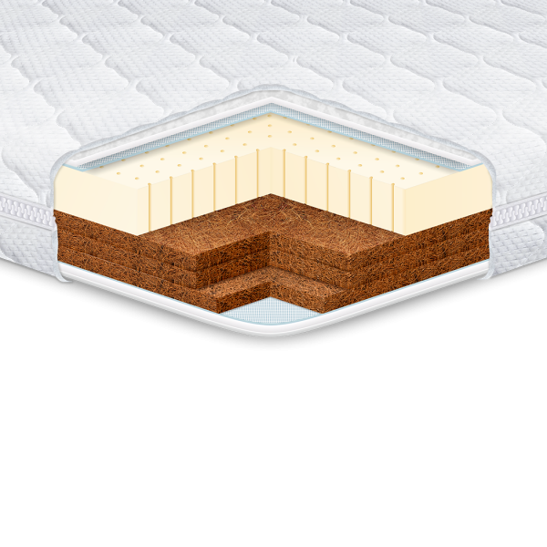 Дитячий матрац Eurosleep KIDDY COCOS-LATEX 3+3 Дитячий матрац Eurosleep KIDDY COCOS-LATEX 3+3