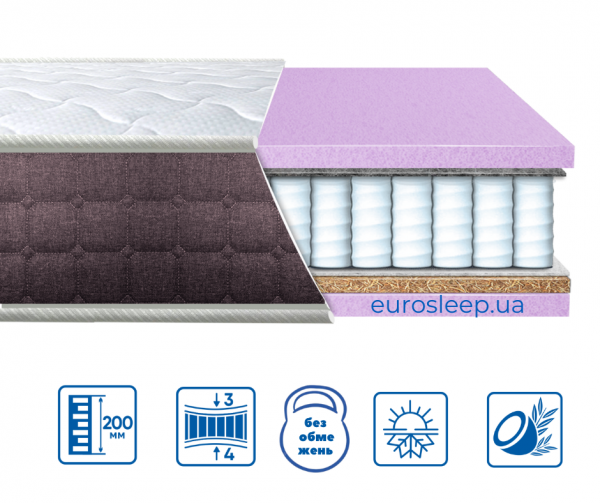 Матрац Eurosleep BRAVE "spring 2 в 1" Матрац Eurosleep BRAVE "spring 2 в 1"