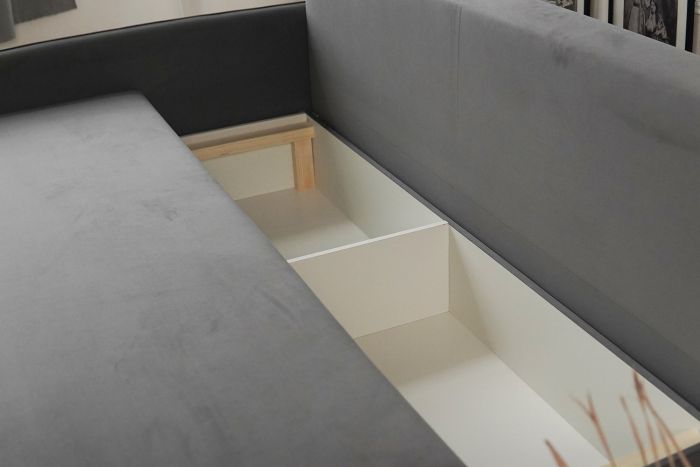Кутовий диван ортопедичний iSmart MORRO Maxi єврокнижка 205x149 см (матрац Pocket spring) темно-коричневий Laura 8