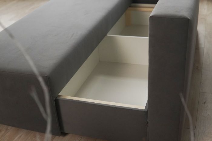 Кутовий диван ортопедичний iSmart MORRO Maxi єврокнижка 205x149 см (матрац Pocket spring) темно-коричневий Laura 8