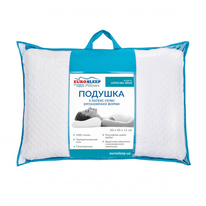 Подушка Eurosleep LATEX-GEL-ERGO