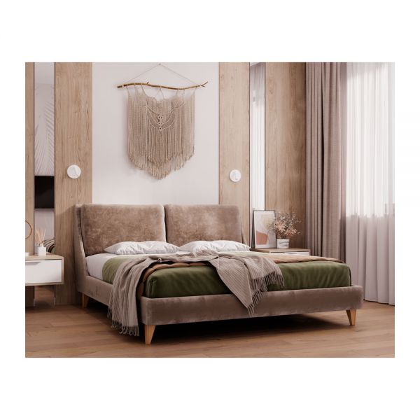 Ліжко Richman Беатріче 160 х 200 Стандарт Вуд Трапеція Осло 17 + Бук Ліжко Richman Беатріче 160 х 200 Стандарт Вуд Трапеція Осло 17 + Бук