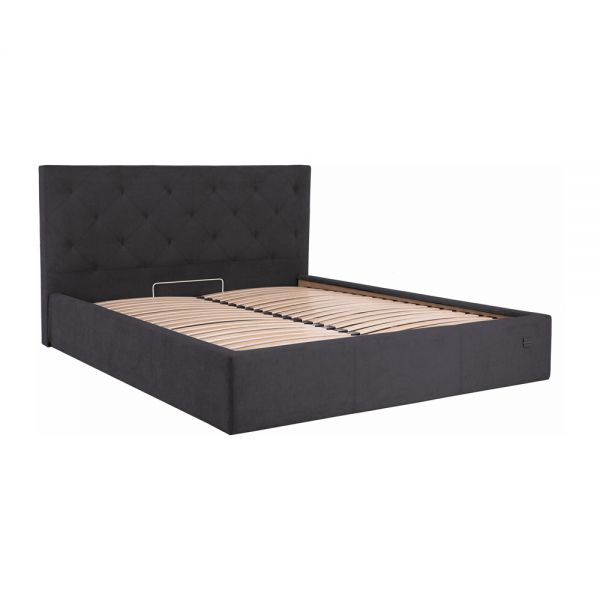 Ліжко Richman Бристоль 160 х 200 Комфорт Місті ДК Грей Ліжко Richman Бристоль 160 х 200 Комфорт Місті ДК Грей